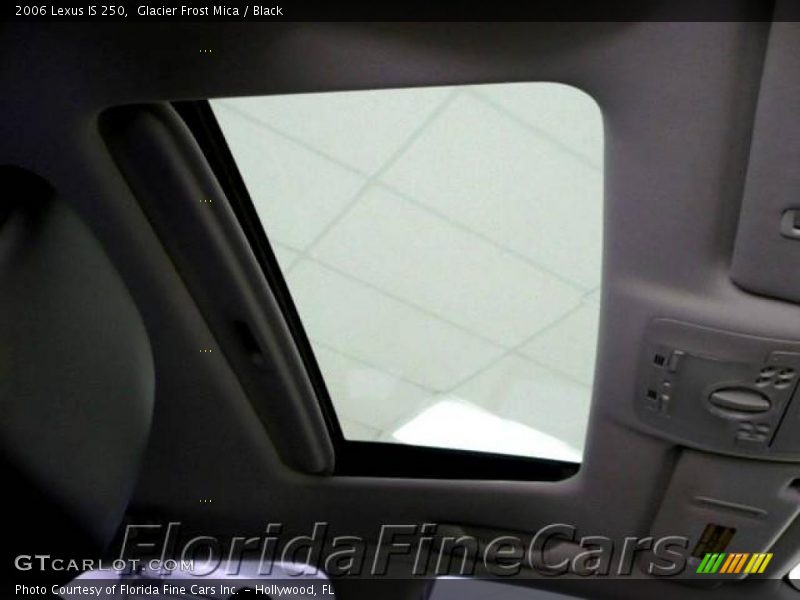 Glacier Frost Mica / Black 2006 Lexus IS 250