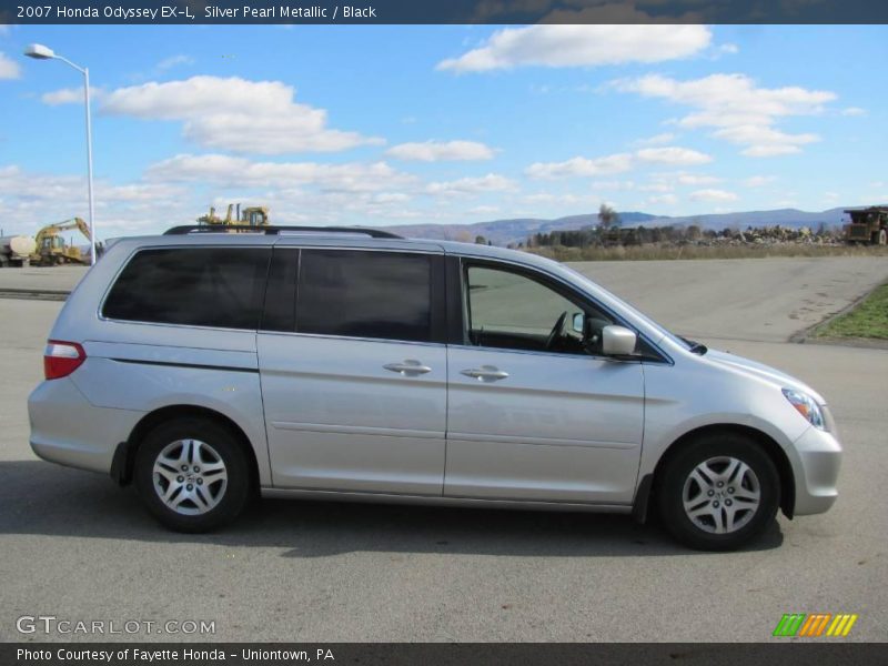 Silver Pearl Metallic / Black 2007 Honda Odyssey EX-L