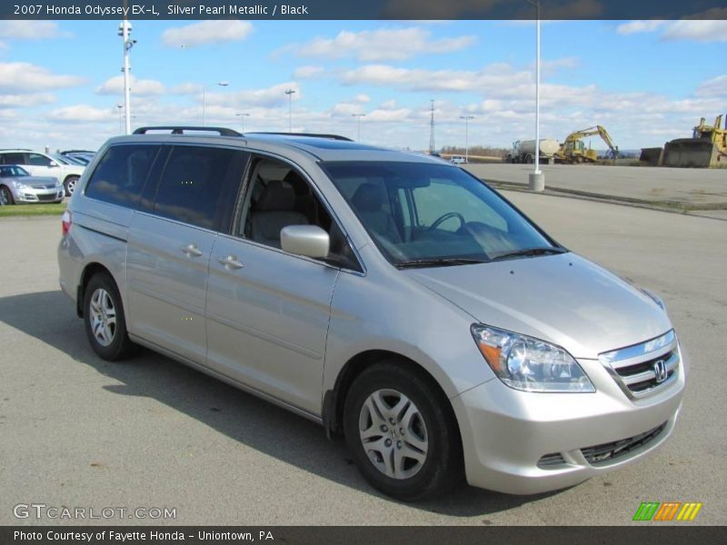 Silver Pearl Metallic / Black 2007 Honda Odyssey EX-L