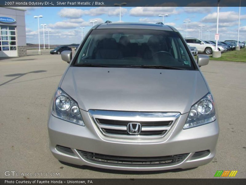 Silver Pearl Metallic / Black 2007 Honda Odyssey EX-L