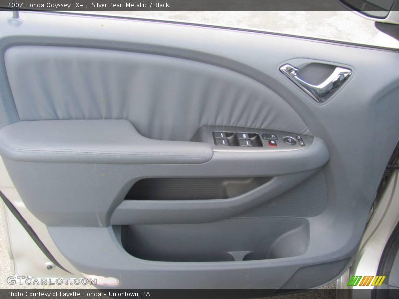 Silver Pearl Metallic / Black 2007 Honda Odyssey EX-L