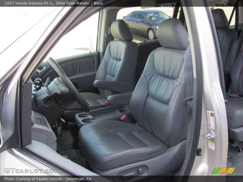 Silver Pearl Metallic / Black 2007 Honda Odyssey EX-L