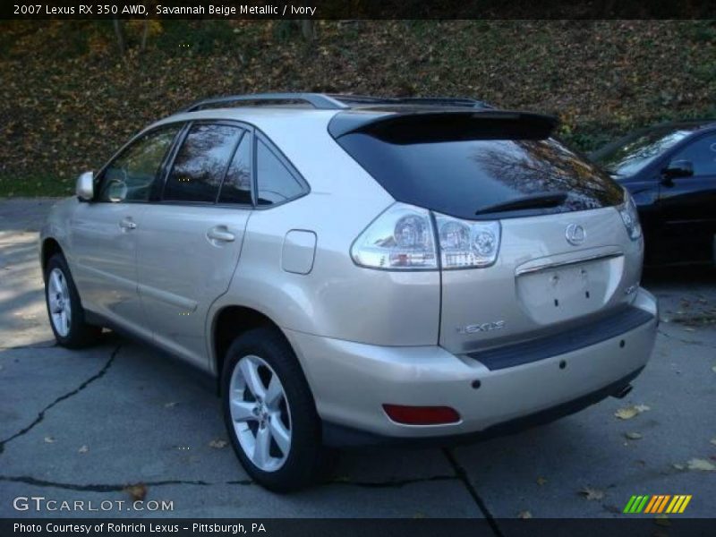 Savannah Beige Metallic / Ivory 2007 Lexus RX 350 AWD