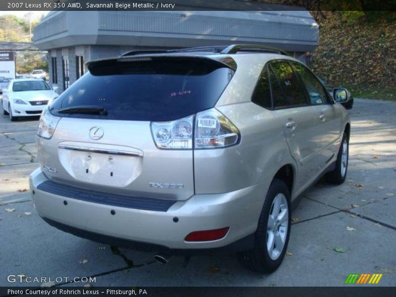 Savannah Beige Metallic / Ivory 2007 Lexus RX 350 AWD