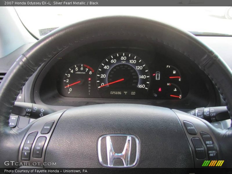 Silver Pearl Metallic / Black 2007 Honda Odyssey EX-L