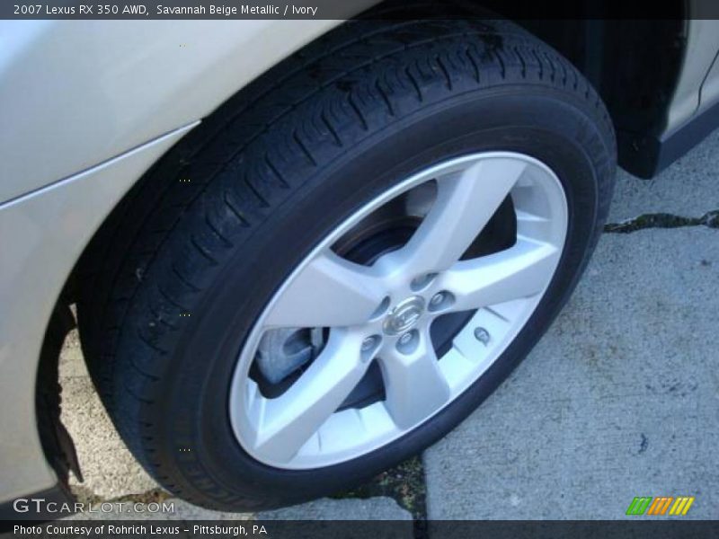 Savannah Beige Metallic / Ivory 2007 Lexus RX 350 AWD