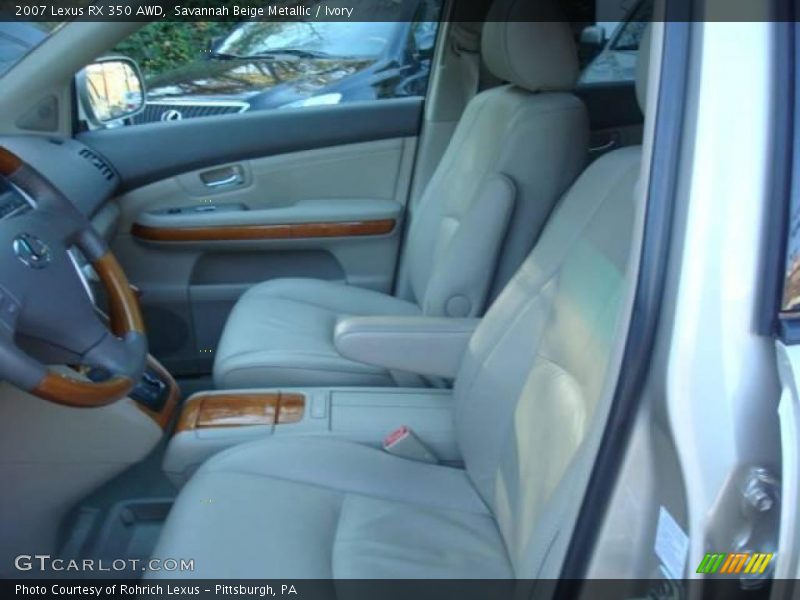 Savannah Beige Metallic / Ivory 2007 Lexus RX 350 AWD
