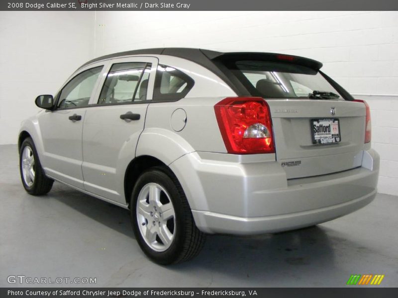 Bright Silver Metallic / Dark Slate Gray 2008 Dodge Caliber SE