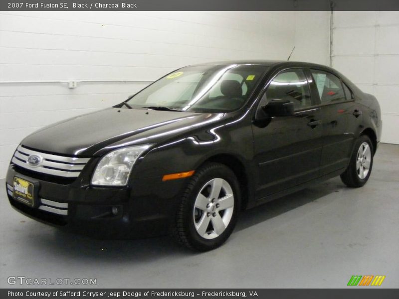Black / Charcoal Black 2007 Ford Fusion SE