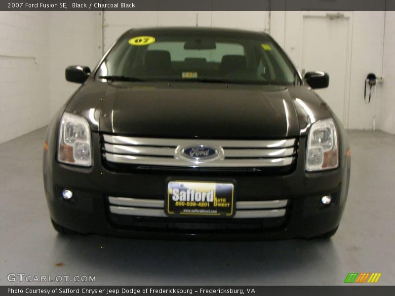 Black / Charcoal Black 2007 Ford Fusion SE