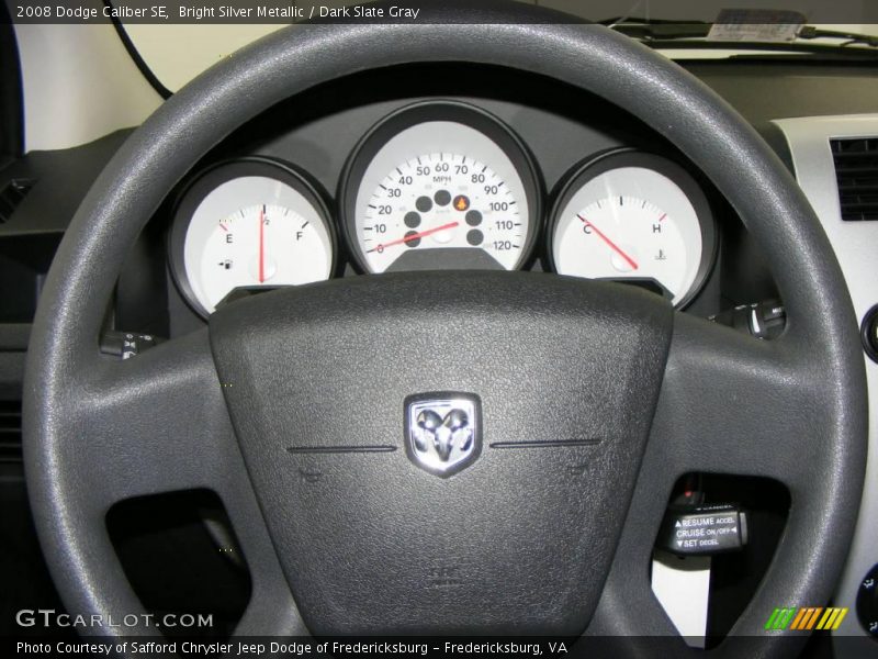 Bright Silver Metallic / Dark Slate Gray 2008 Dodge Caliber SE