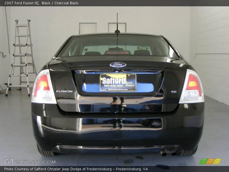 Black / Charcoal Black 2007 Ford Fusion SE