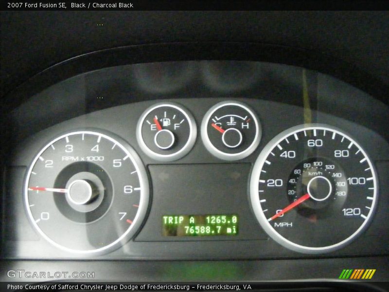 Black / Charcoal Black 2007 Ford Fusion SE