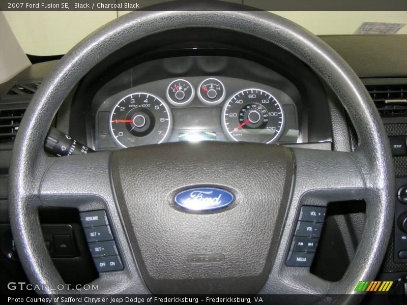 Black / Charcoal Black 2007 Ford Fusion SE