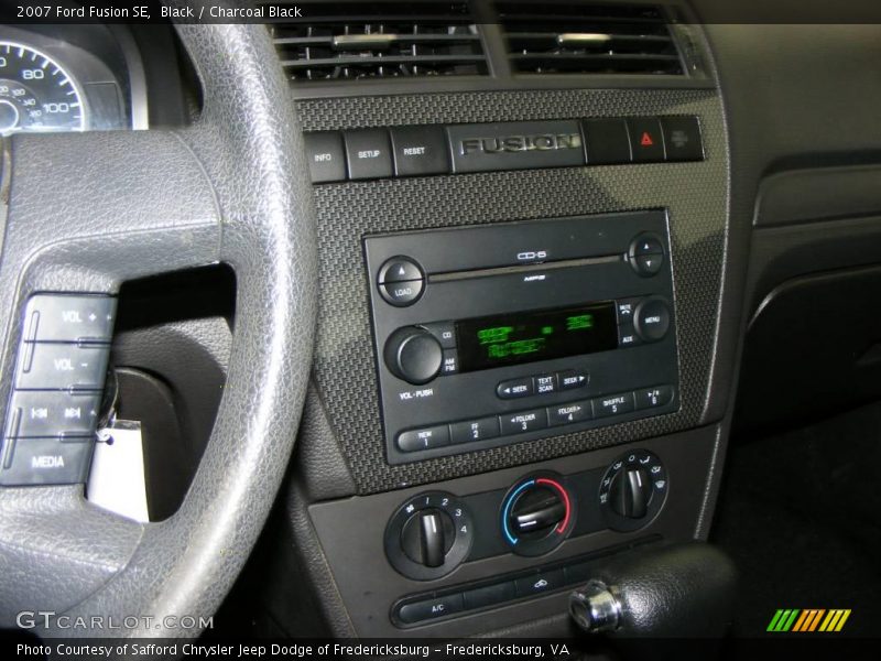 Black / Charcoal Black 2007 Ford Fusion SE
