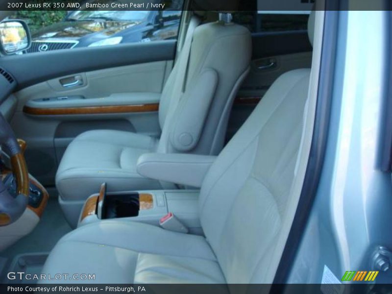 Bamboo Green Pearl / Ivory 2007 Lexus RX 350 AWD