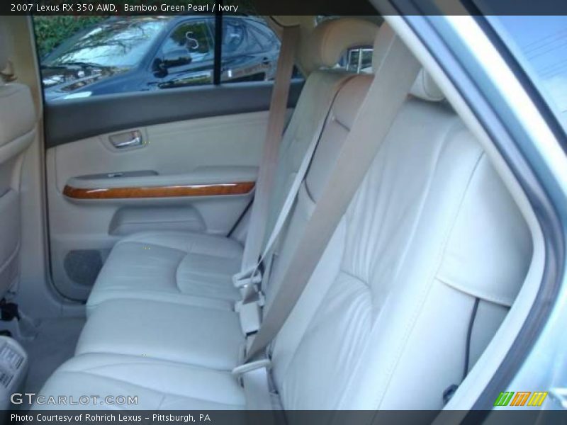 Bamboo Green Pearl / Ivory 2007 Lexus RX 350 AWD