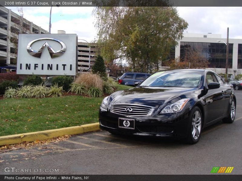 Black Obsidian / Wheat 2008 Infiniti G 37 Coupe