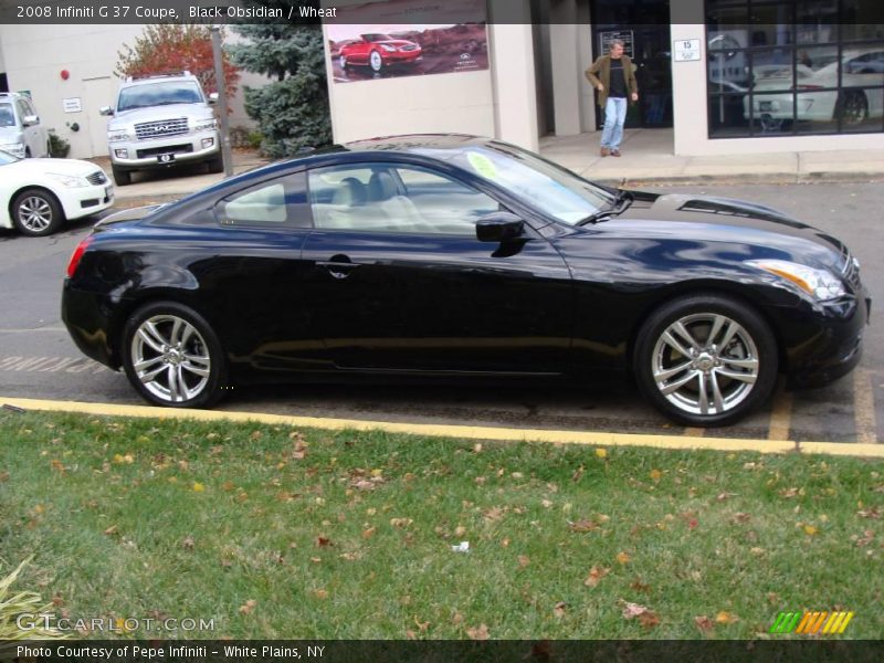 Black Obsidian / Wheat 2008 Infiniti G 37 Coupe