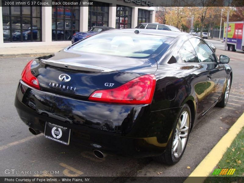 Black Obsidian / Wheat 2008 Infiniti G 37 Coupe