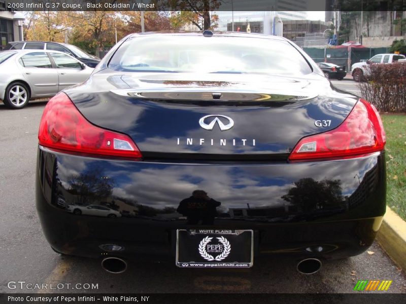 Black Obsidian / Wheat 2008 Infiniti G 37 Coupe