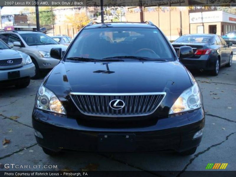 Black Onyx / Black 2007 Lexus RX 350 AWD