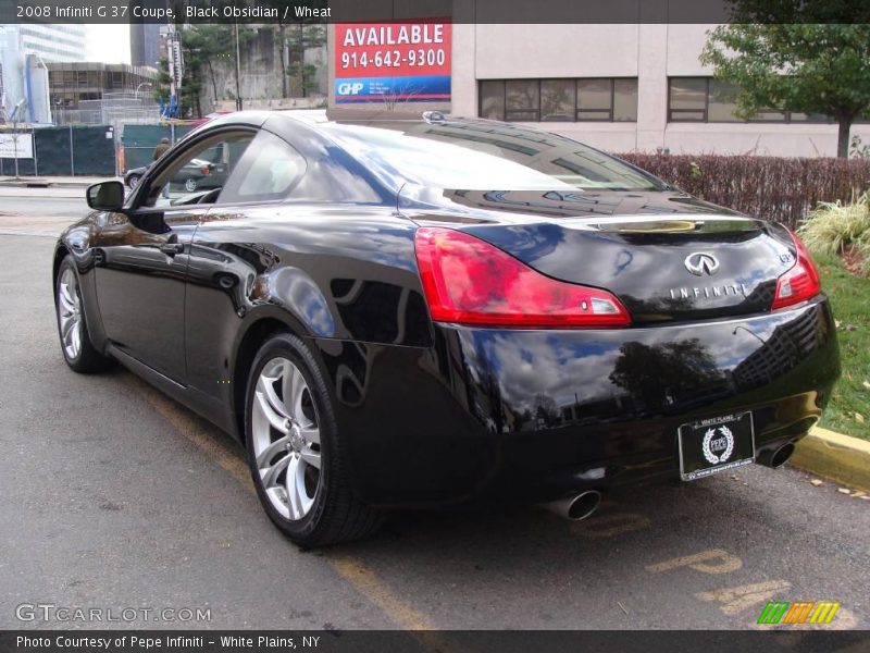 Black Obsidian / Wheat 2008 Infiniti G 37 Coupe
