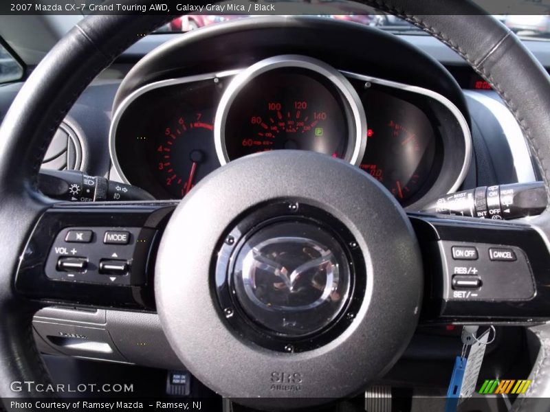 Galaxy Gray Mica / Black 2007 Mazda CX-7 Grand Touring AWD