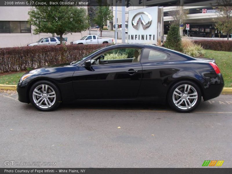 Black Obsidian / Wheat 2008 Infiniti G 37 Coupe