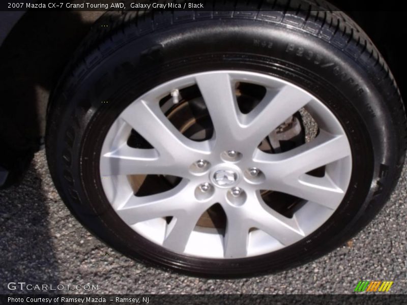 Galaxy Gray Mica / Black 2007 Mazda CX-7 Grand Touring AWD