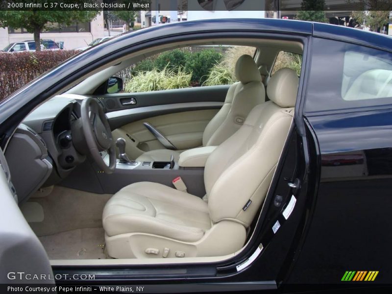 Black Obsidian / Wheat 2008 Infiniti G 37 Coupe