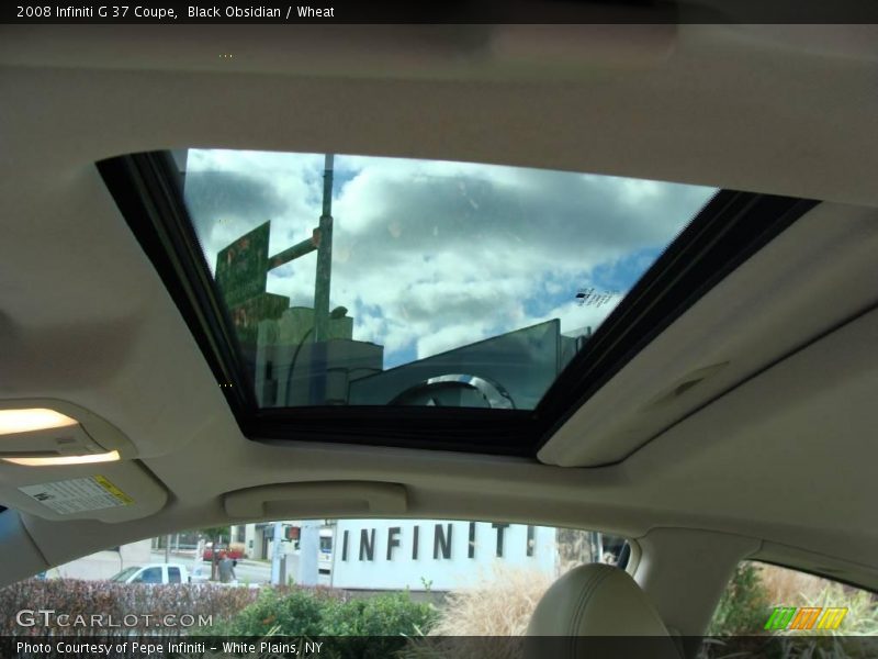 Black Obsidian / Wheat 2008 Infiniti G 37 Coupe