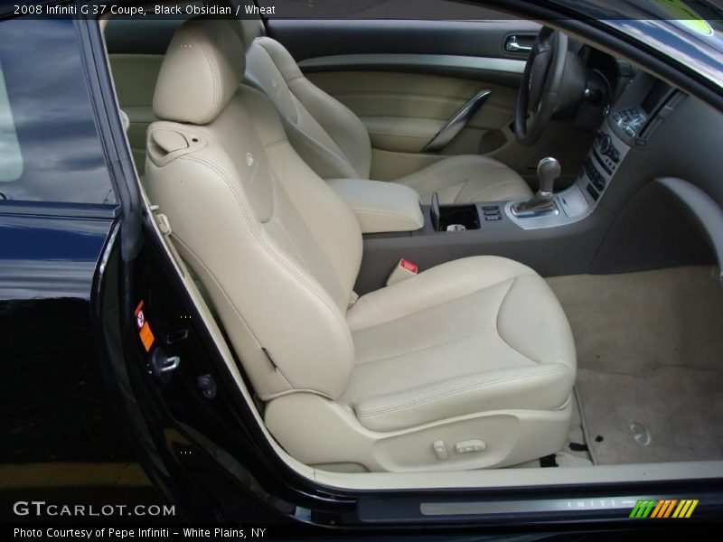 Black Obsidian / Wheat 2008 Infiniti G 37 Coupe