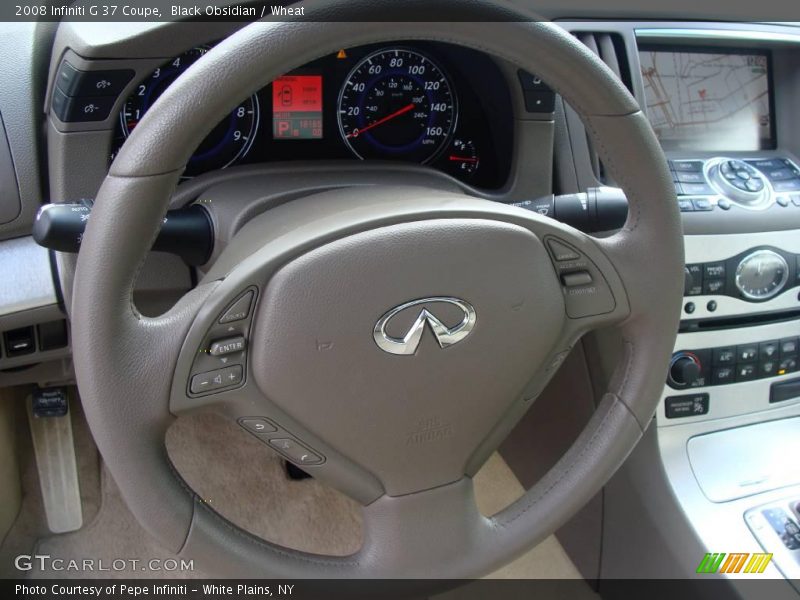 Black Obsidian / Wheat 2008 Infiniti G 37 Coupe