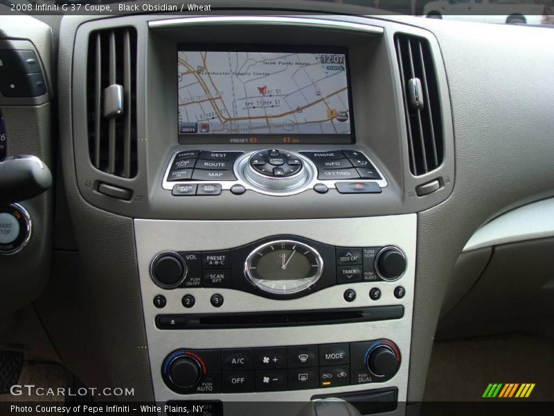 Black Obsidian / Wheat 2008 Infiniti G 37 Coupe