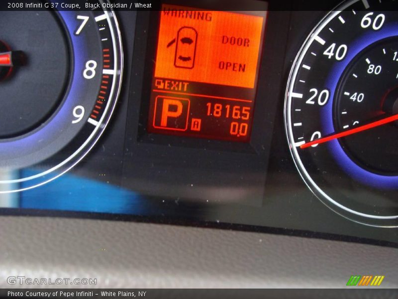 Black Obsidian / Wheat 2008 Infiniti G 37 Coupe