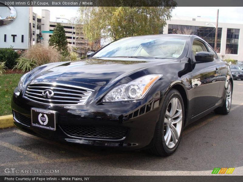 Black Obsidian / Wheat 2008 Infiniti G 37 Coupe