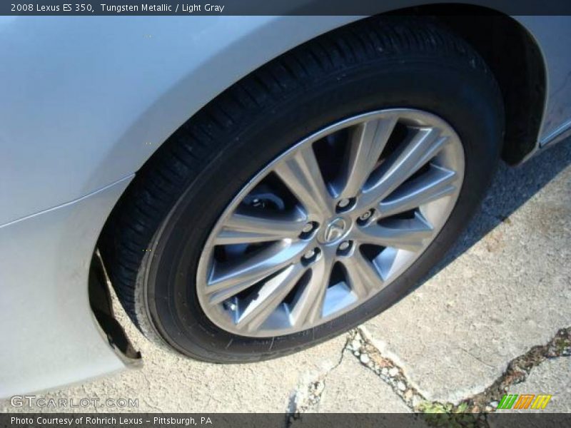 Tungsten Metallic / Light Gray 2008 Lexus ES 350