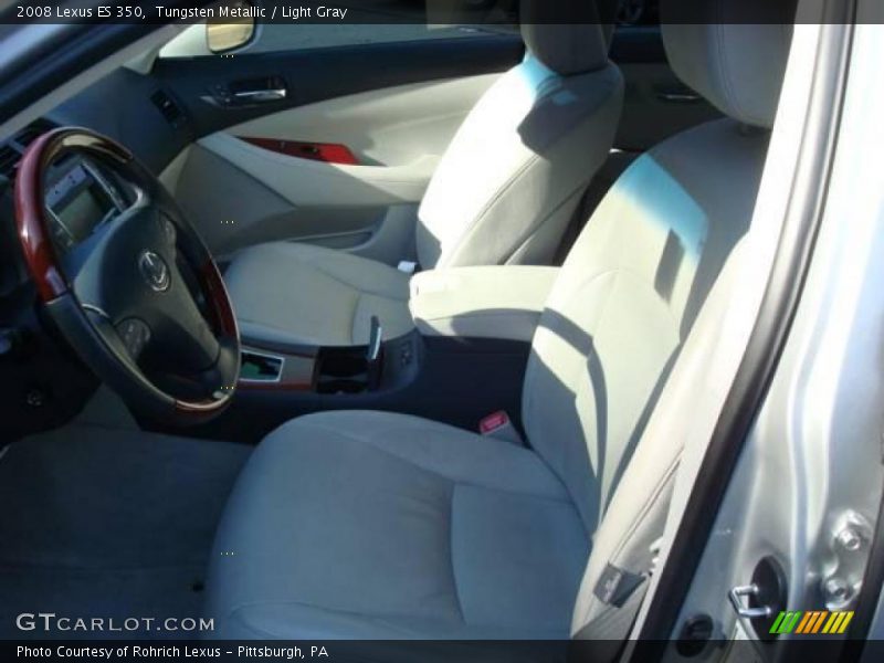 Tungsten Metallic / Light Gray 2008 Lexus ES 350