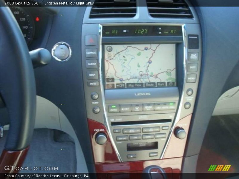 Tungsten Metallic / Light Gray 2008 Lexus ES 350