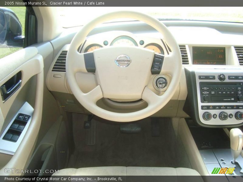 Glacier Pearl White / Cafe Latte 2005 Nissan Murano SL