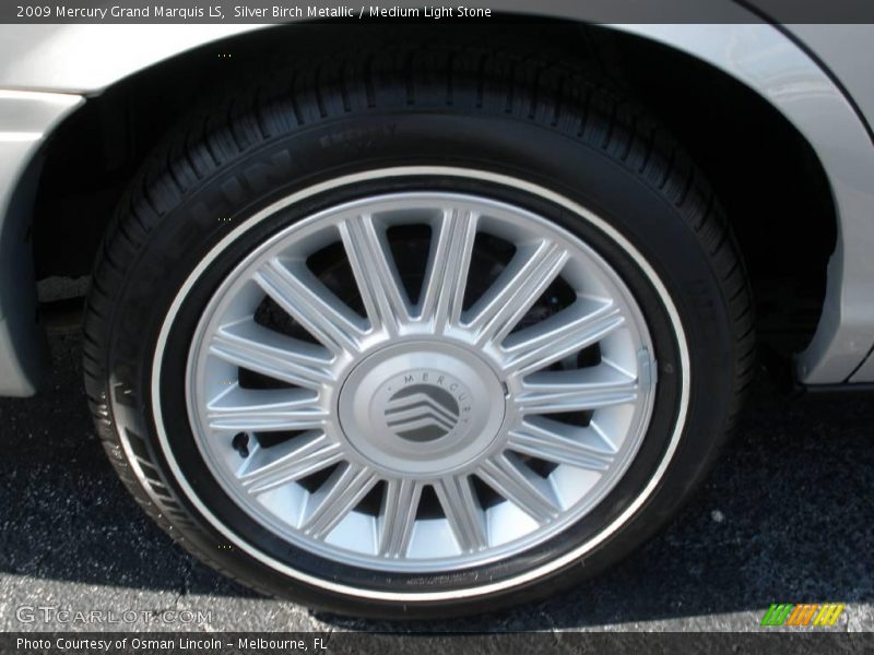 Silver Birch Metallic / Medium Light Stone 2009 Mercury Grand Marquis LS