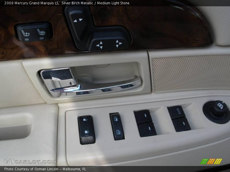 Silver Birch Metallic / Medium Light Stone 2009 Mercury Grand Marquis LS