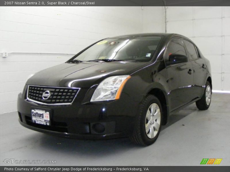 Super Black / Charcoal/Steel 2007 Nissan Sentra 2.0