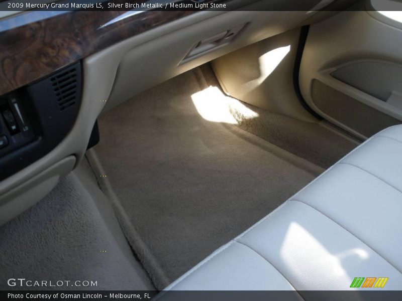 Silver Birch Metallic / Medium Light Stone 2009 Mercury Grand Marquis LS