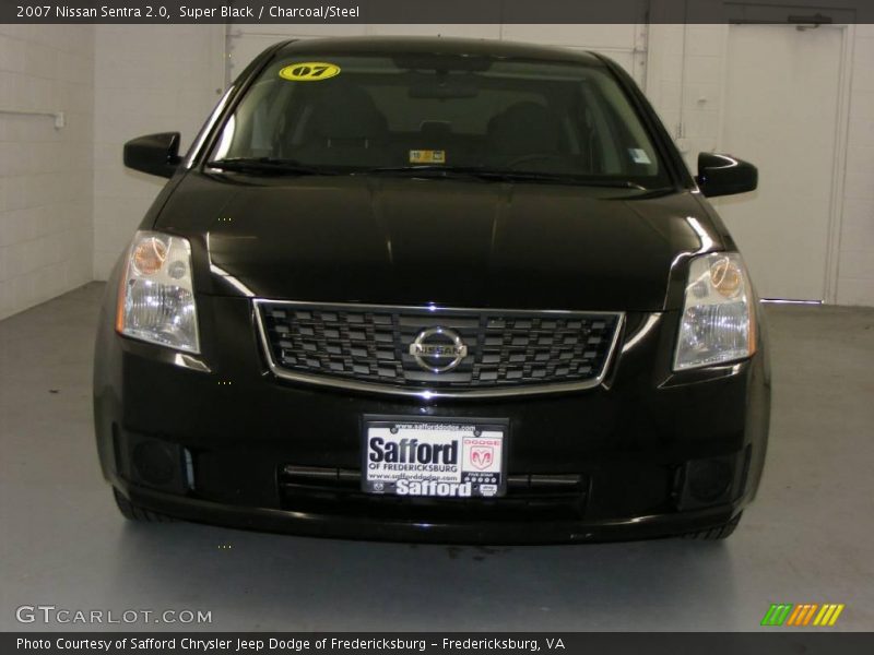 Super Black / Charcoal/Steel 2007 Nissan Sentra 2.0
