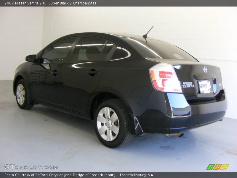 Super Black / Charcoal/Steel 2007 Nissan Sentra 2.0