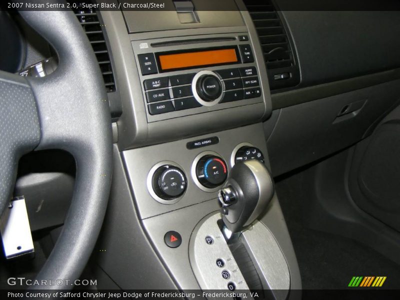 Super Black / Charcoal/Steel 2007 Nissan Sentra 2.0