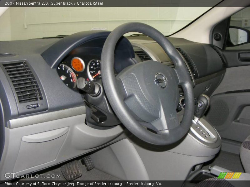 Super Black / Charcoal/Steel 2007 Nissan Sentra 2.0