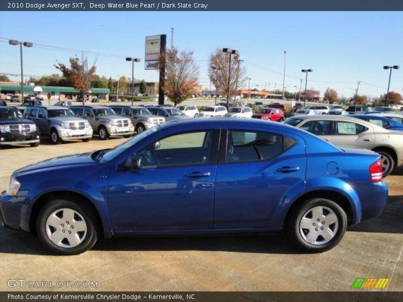 Deep Water Blue Pearl / Dark Slate Gray 2010 Dodge Avenger SXT